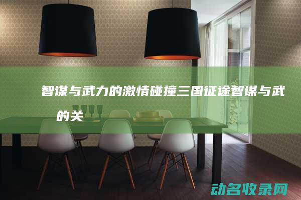 智谋与武力的激情碰撞三国智谋与武力的关