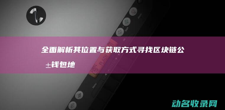 全面解析其位置与获取方式 寻找区块链公共钱包地址 (全面解释)